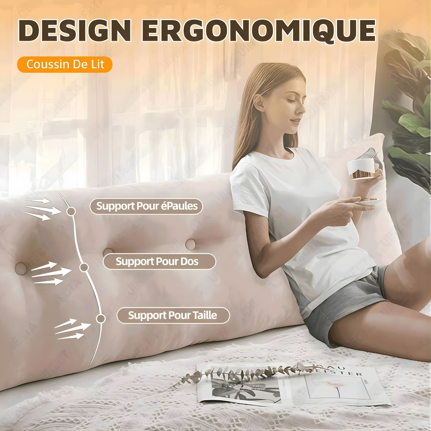 Coussin support dos RELAXIA